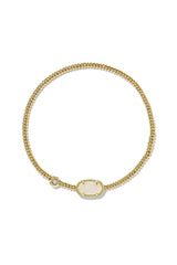 Grayson Gold Stretch Bracelet - Iridescent Drusy