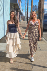 Leopard Print Maxi Dress