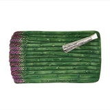 Asparagus Ceramic Tray with Tongs