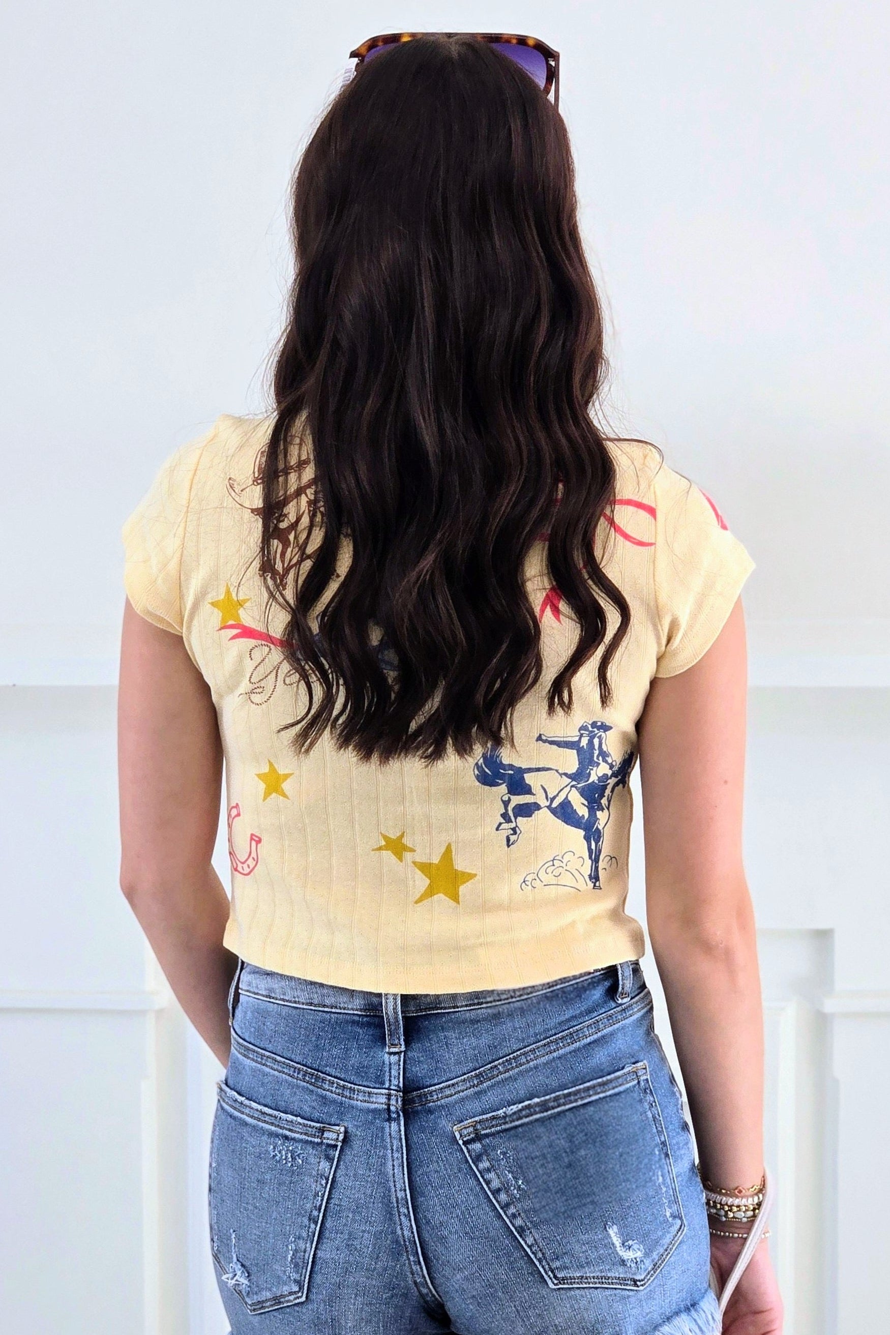 Western Flash Pointelle Tee