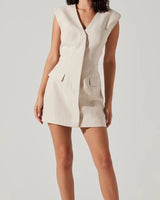 Jacinda Blazer Vest Mini Dress