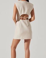 Jacinda Blazer Vest Mini Dress