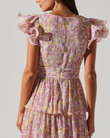 Emporia Pink Floral Maxi Dress