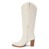 Aden Ivory Western Boot