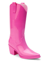 Annie Pink Rubber Western Boots