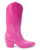 Annie Pink Rubber Western Boots