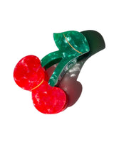 Hand-Painted Cherry Claw Clip