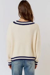 Varsity V-Neck Sweater