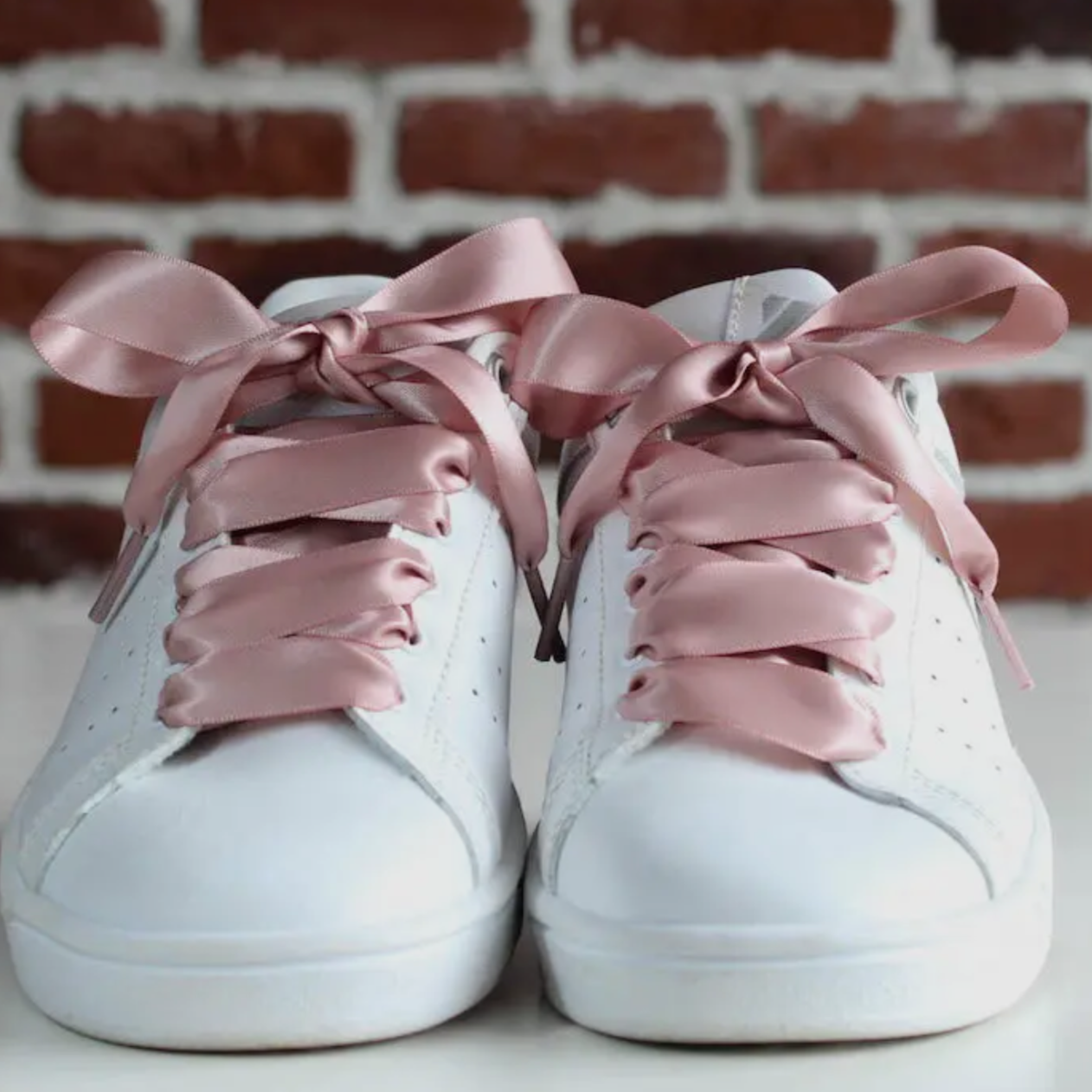 Pink Satin Laces