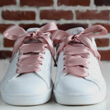 Pink Satin Laces