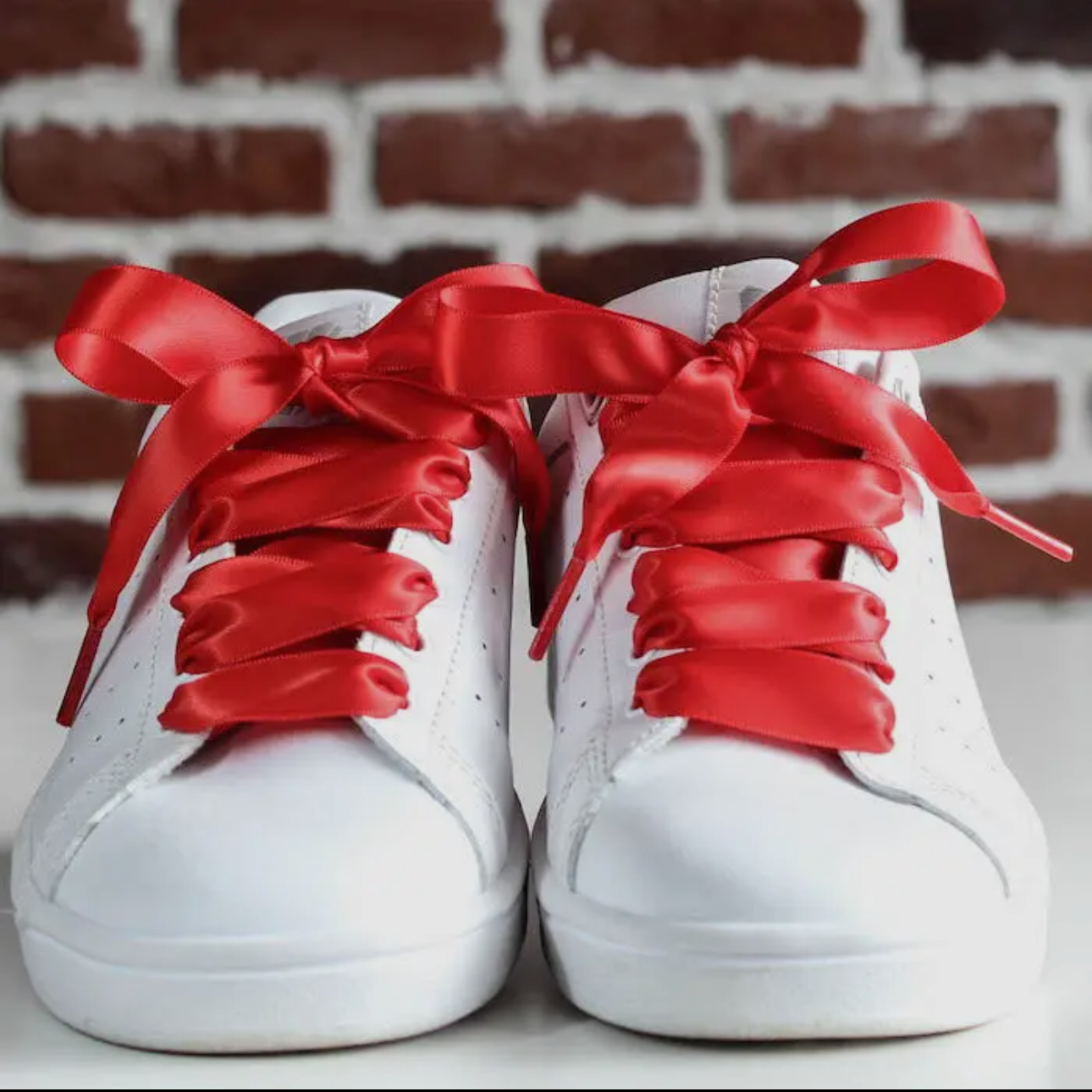 Red Satin Laces