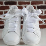 White Satin Laces