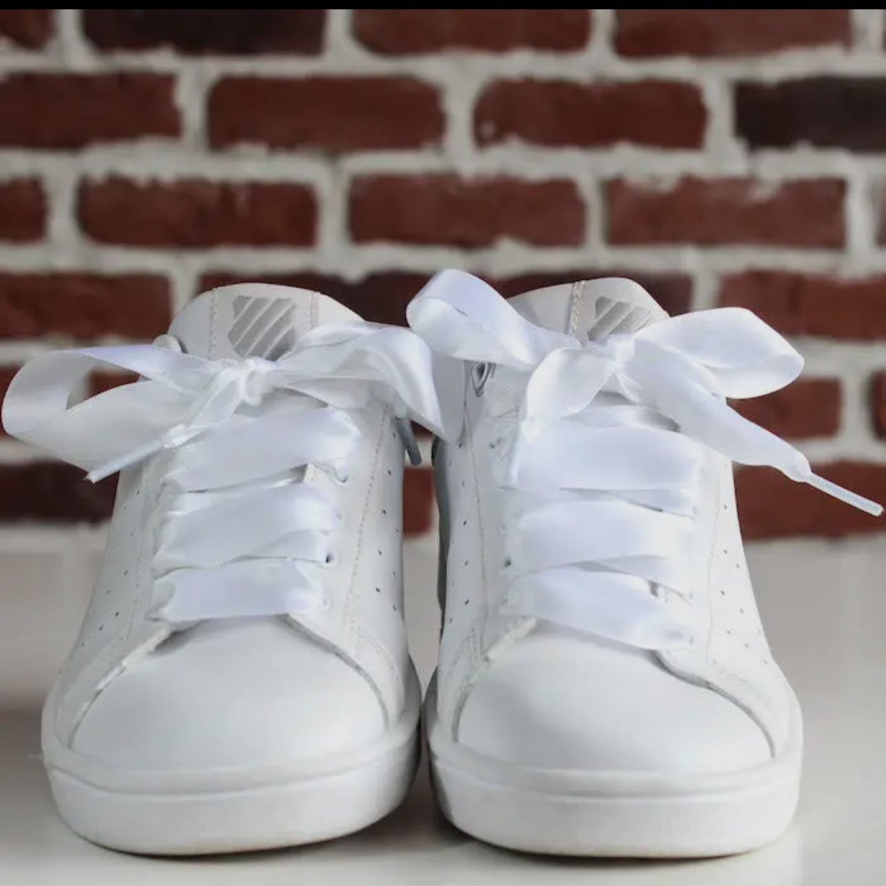 White Satin Laces