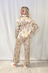 Mon Cheri Satin Pajama Set