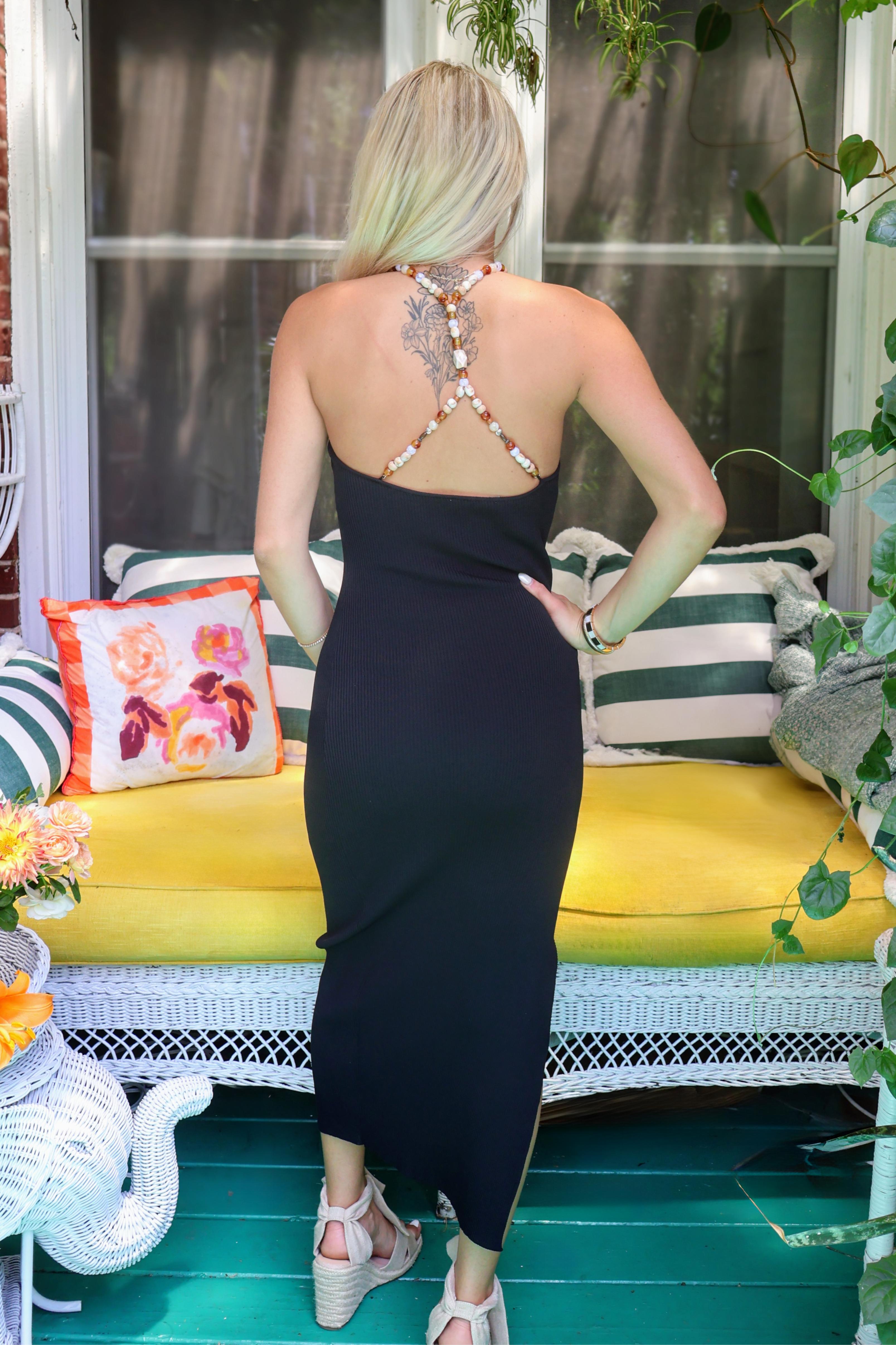 Umikio Sweater Rib Midi Dress