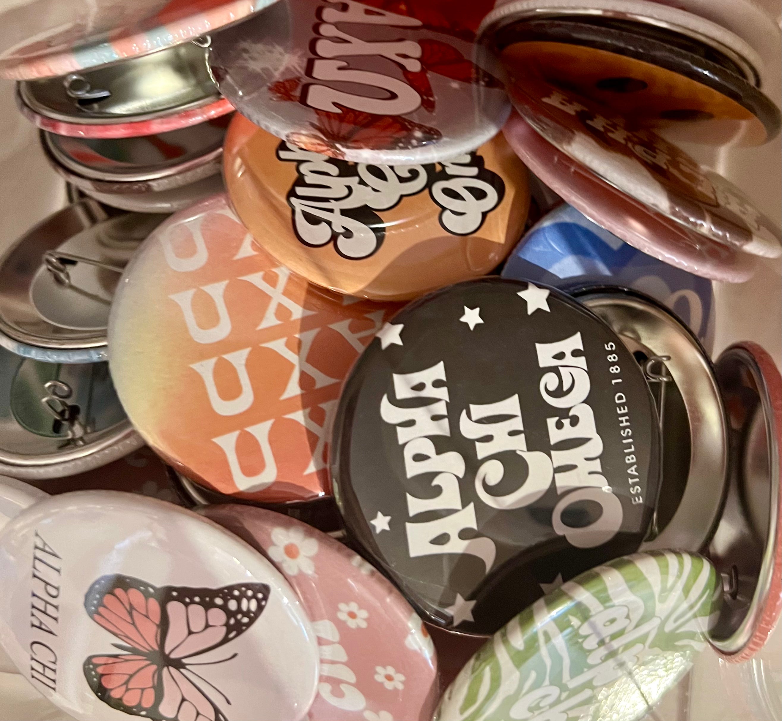 Alpha Chi Omega Button