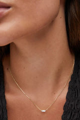 Juliette Pendant Necklace - Rose Quartz