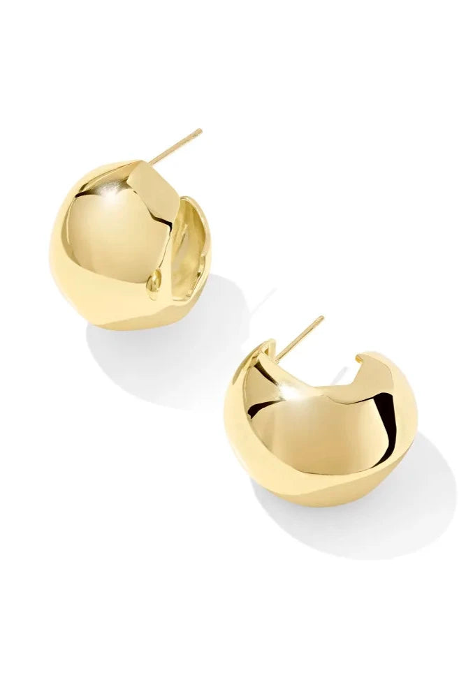 Kaitlin Gold Hoop Earrings