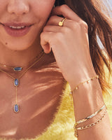 Kassie Gold Chain Bracelets (Set of 3)