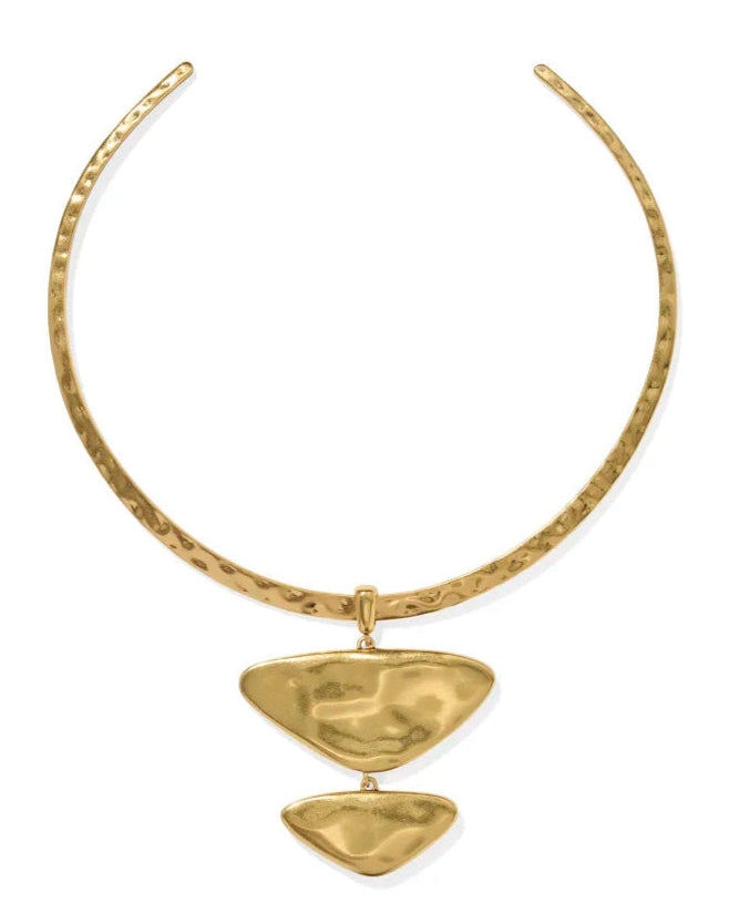 Margot Statement Necklace - Gold Pink Mix