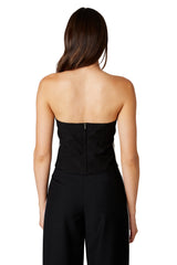 Kato Strapless Stripe Top