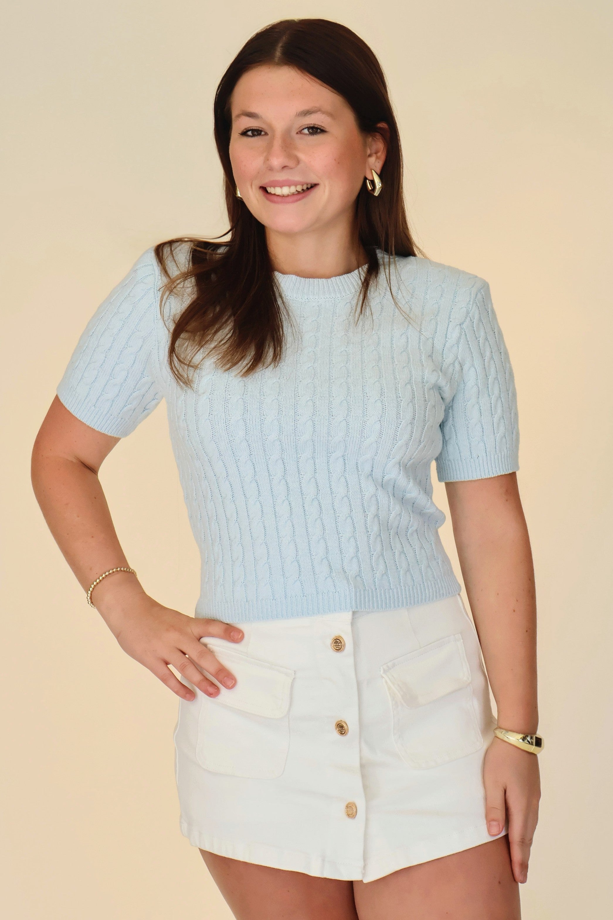 Iyla Short Sleeve Sweater