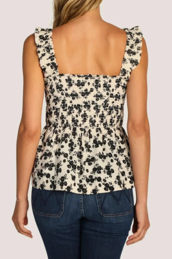 Ruffled Peplum Top