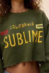 Sublime License Plate Cut Off Sweatshirt