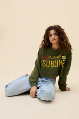 Sublime License Plate Cut Off Sweatshirt