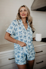Toile Print Coquette Bows Pajamas Set