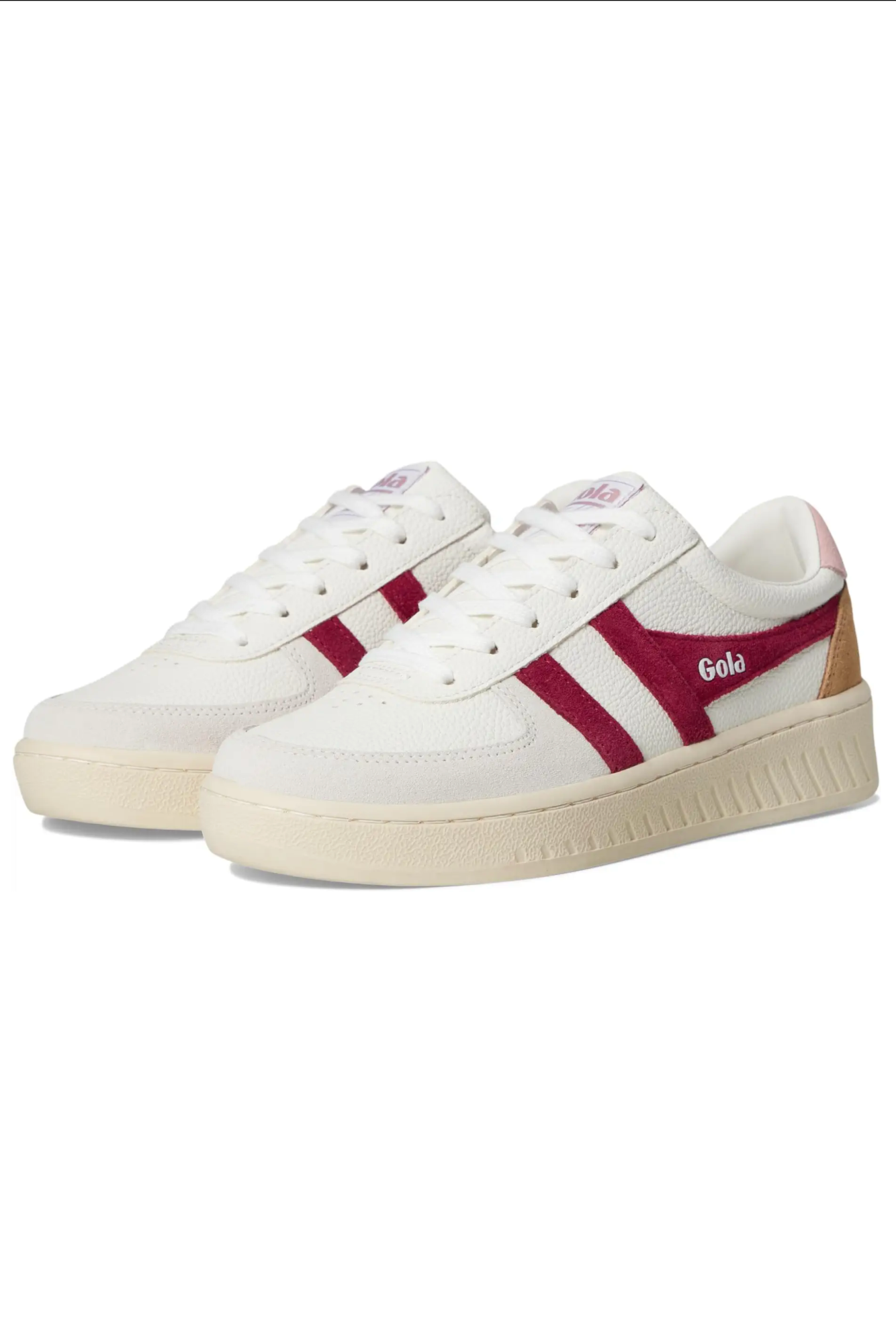 Gola Classics Women's Grandslam Trident Sneakers-White Cerise