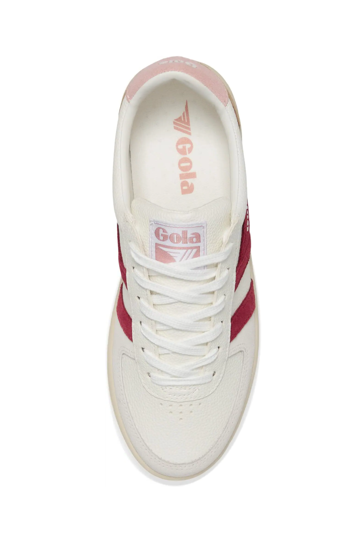 Gola Classics Women's Grandslam Trident Sneakers-White Cerise