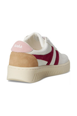 Gola Classics Women's Grandslam Trident Sneakers-White Cerise