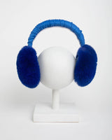Cobalt Blue Quilted Earmuffs