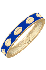 Football Enamel Hinge Bangle