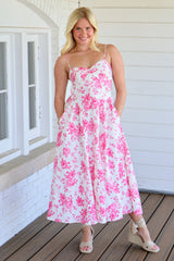 Destene Midi Dress - White