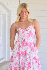 Destene Midi Dress - White