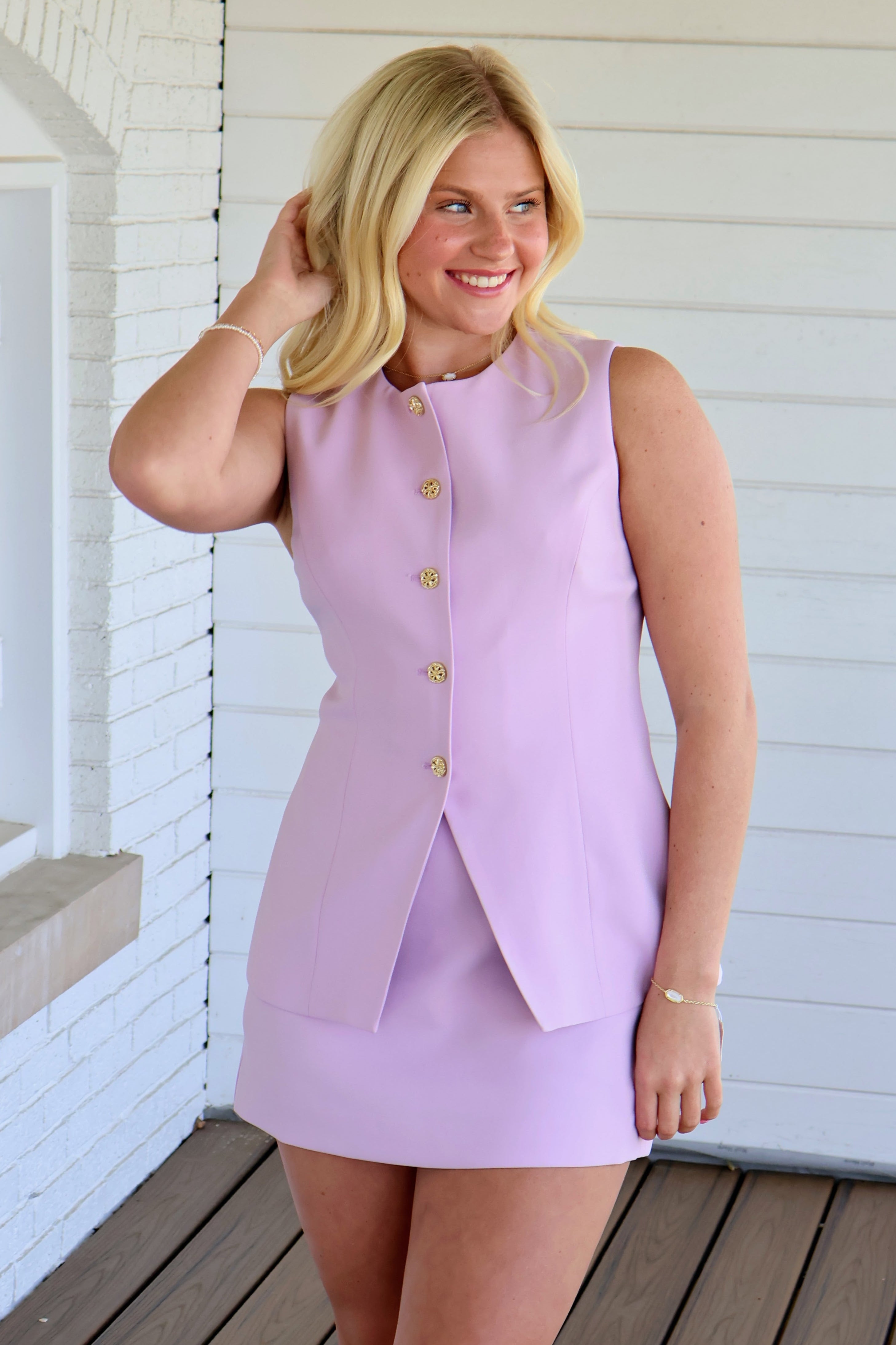 Dilone Button Down Mini Dress