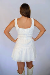 Salt Mini Dress-White