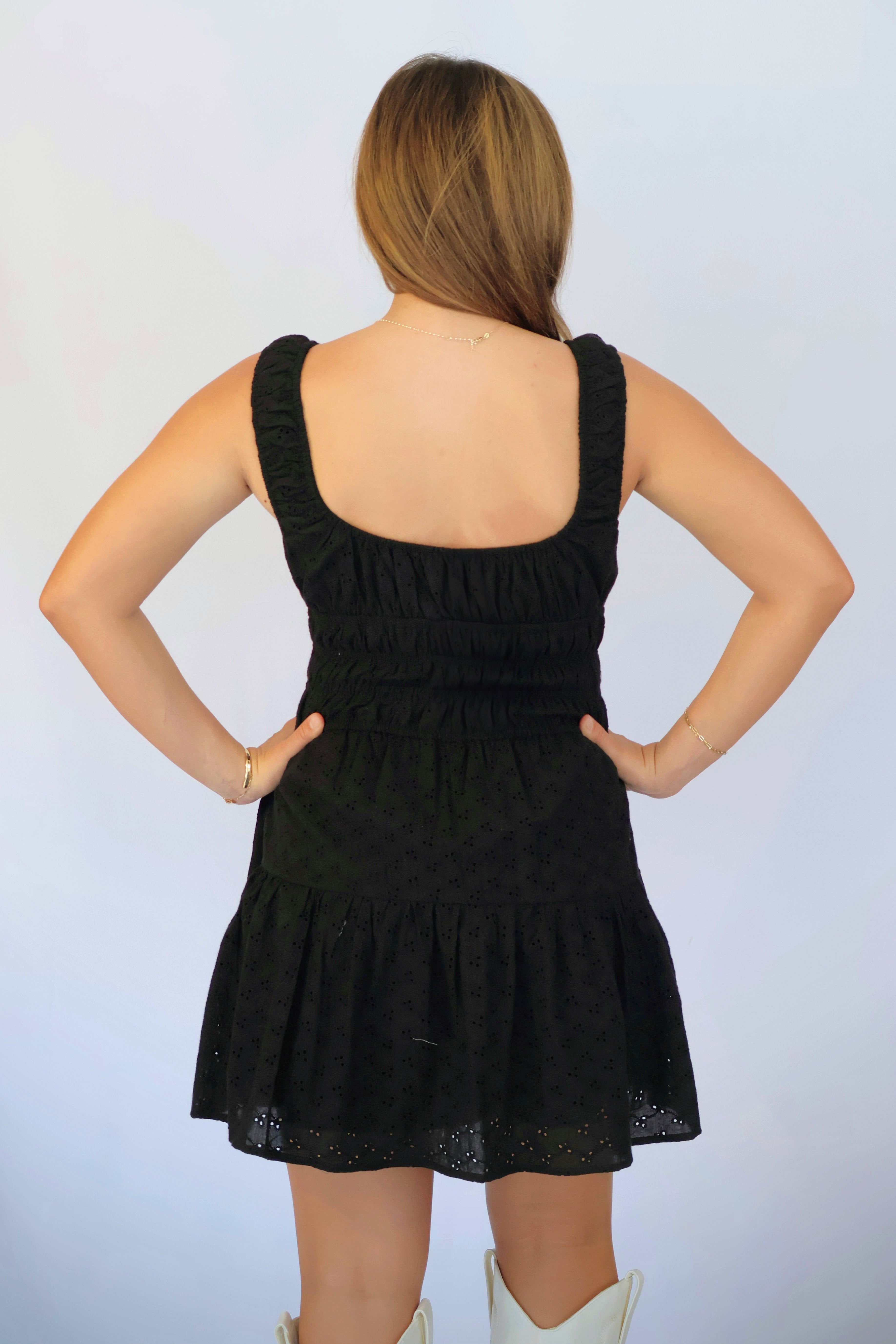 Salt Mini Dress-Black