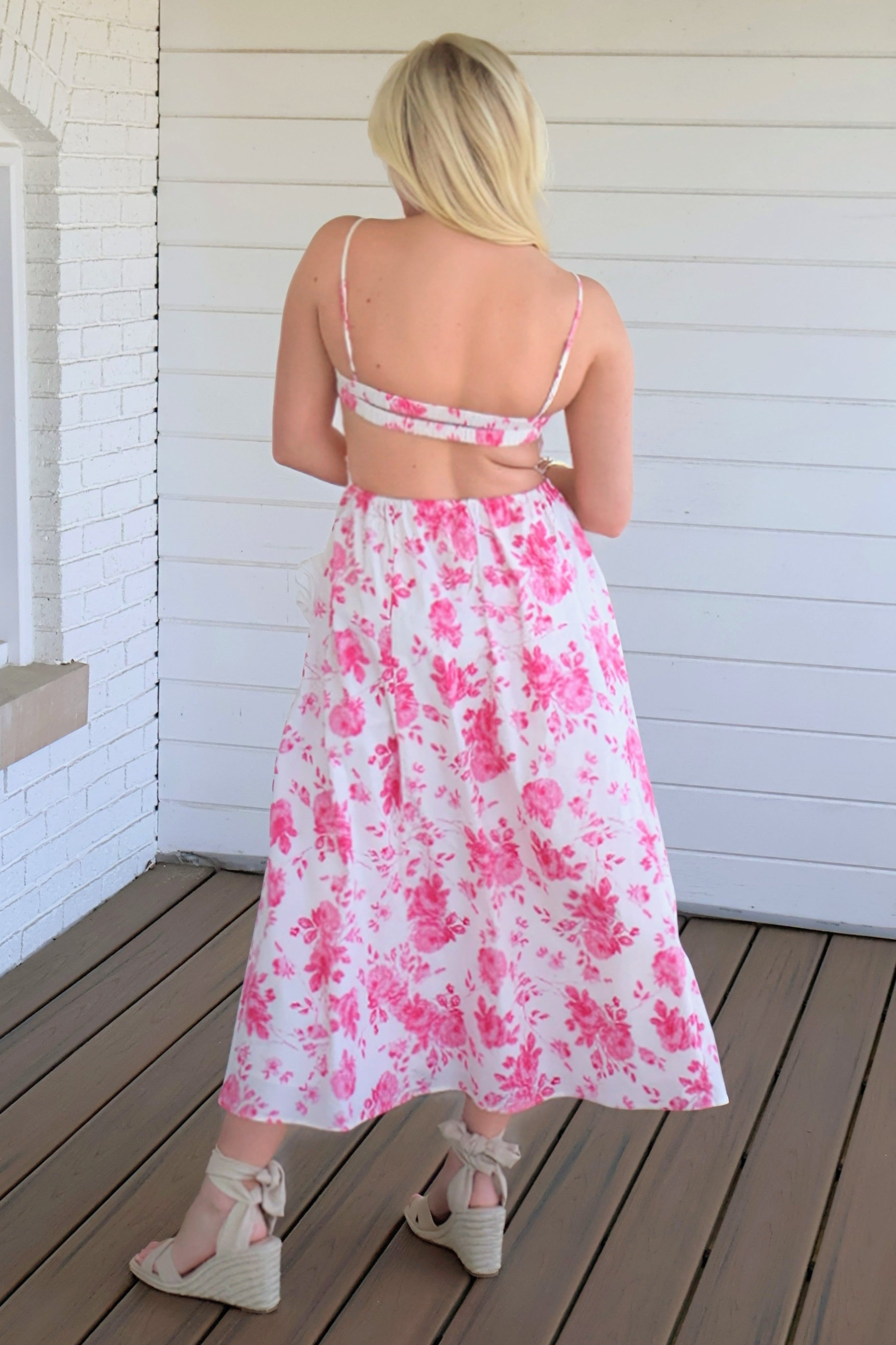 Destene Midi Dress - White