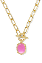 Daphne Link & Chain Necklace - Azalea Illusion