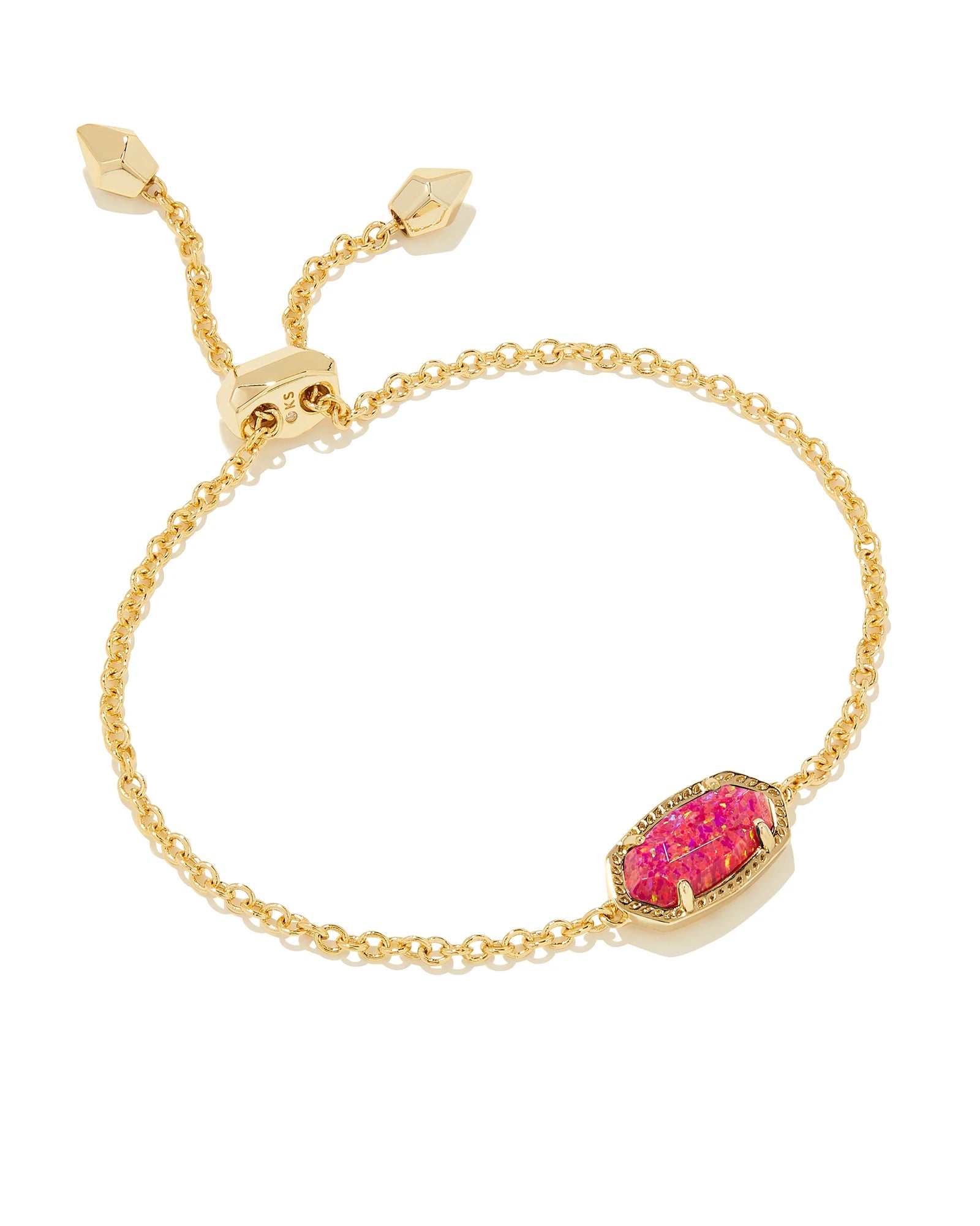 Elaina Gold Bracelet - Berry Opal