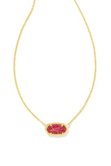 Elisa Gold Necklace - Berry Opal