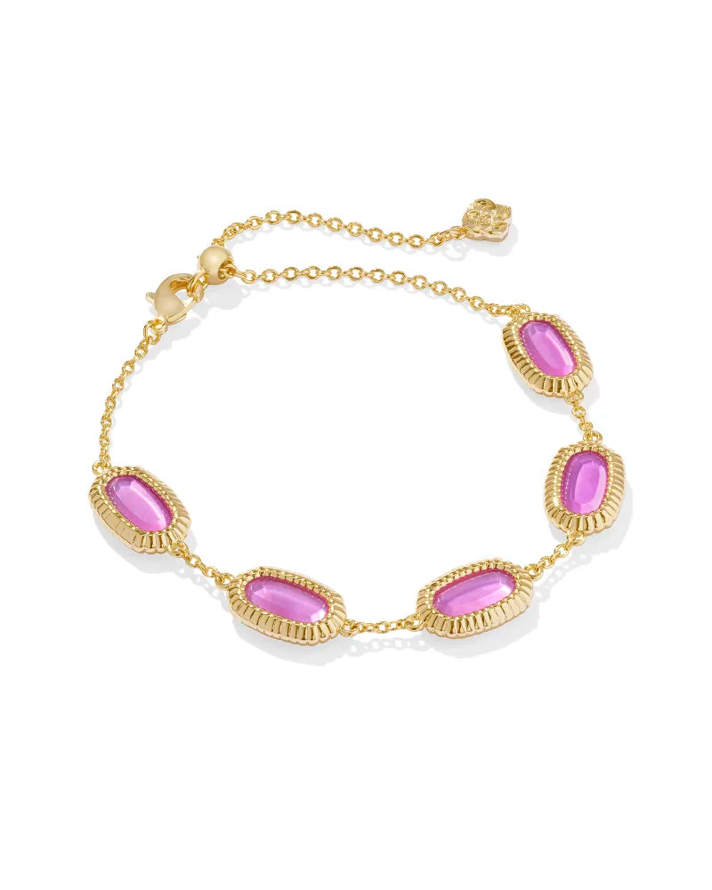 Grayson Ridge Gold Frame Link Bracelet - Azalea Illusion