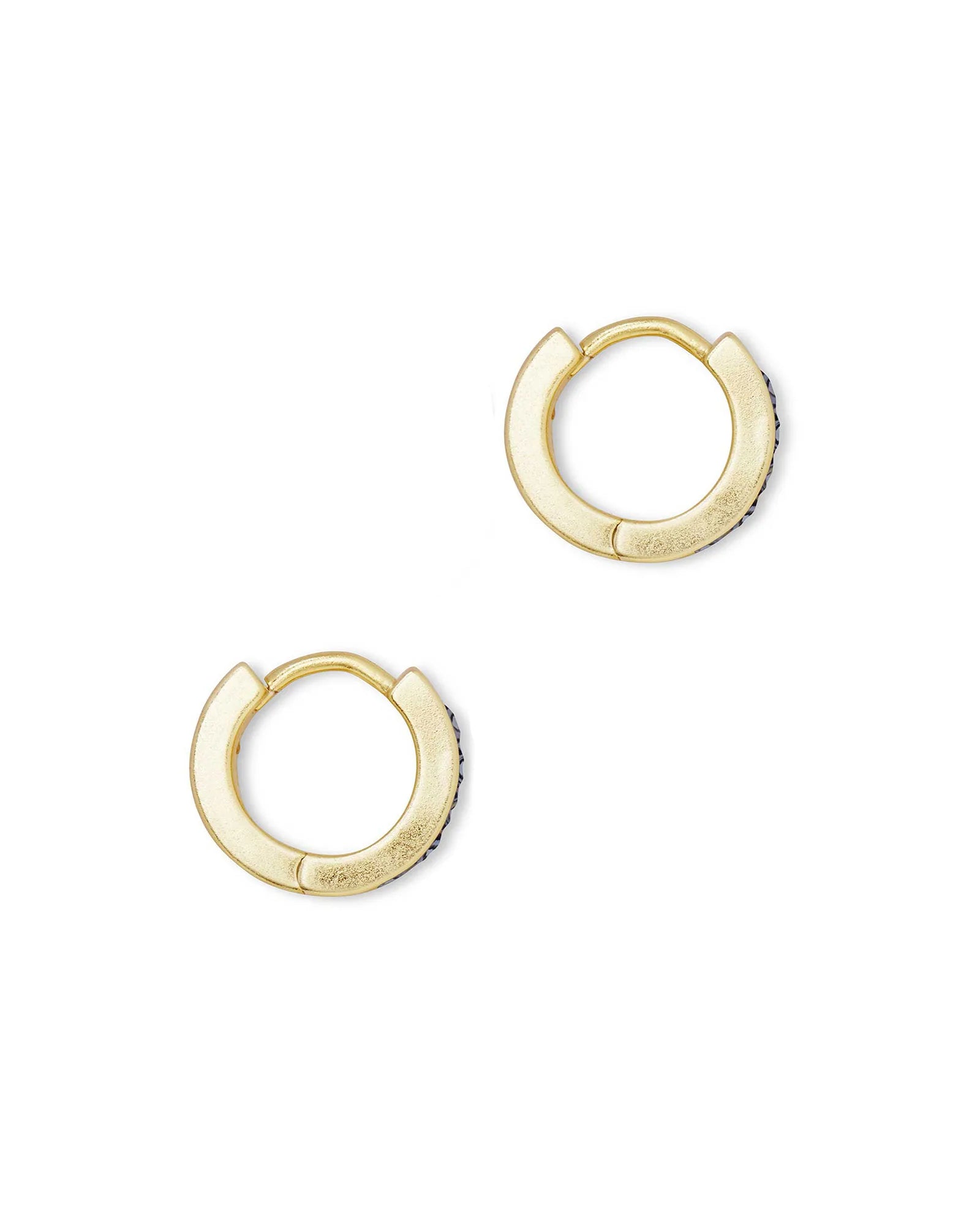 Jack Gold Huggie Earrings - Jewel Tone Mix