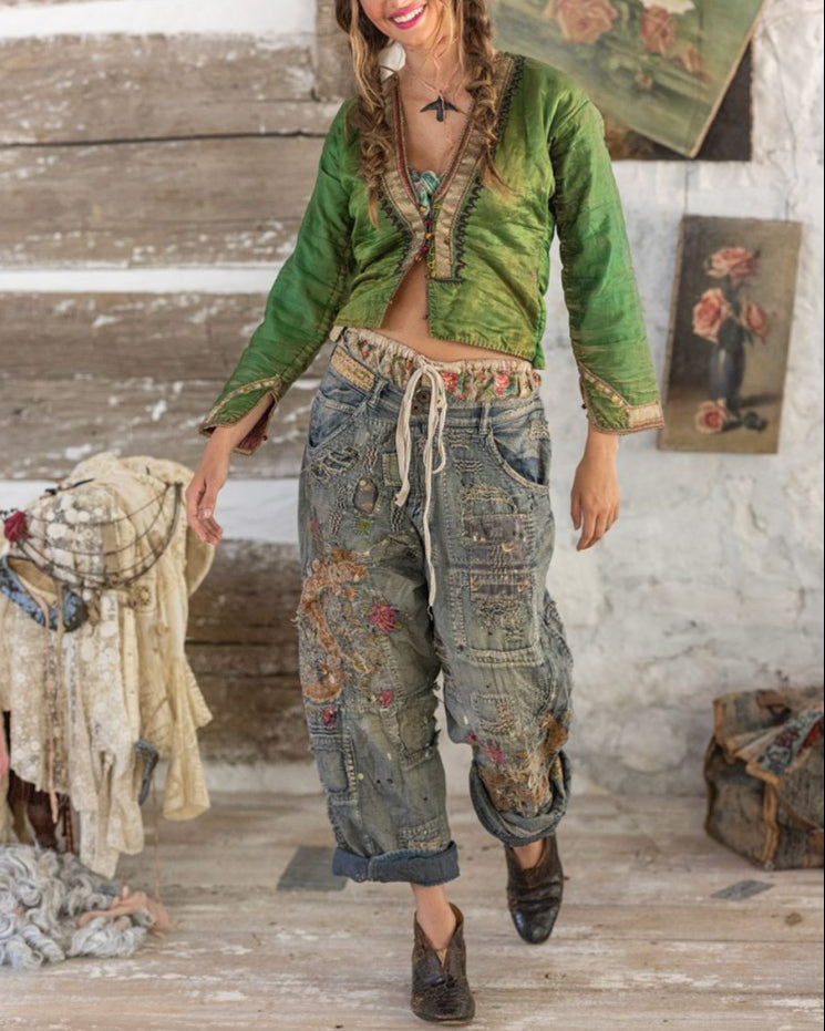 Dragon Embroidered Provision Denims - 660