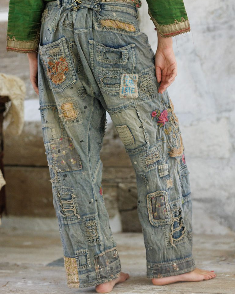 Dragon Embroidered Provision Denims - 660