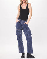 Baby Cord Straight Leg Cargo Pants