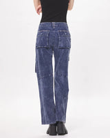 Baby Cord Straight Leg Cargo Pants